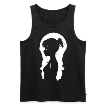 Batcave Girl Dark Fairytale Goth Occult Women Got - Men's Premium Organic Tank Top - black - Front - AI Model Male 178 light (178cm)