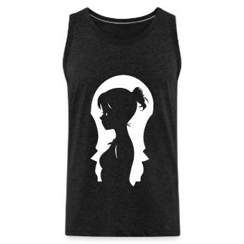 Batcave Girl Dark Fairytale Goth Occult Women Got - Débardeur bio Premium Homme - charbon - Devant - Alexander (188cm)