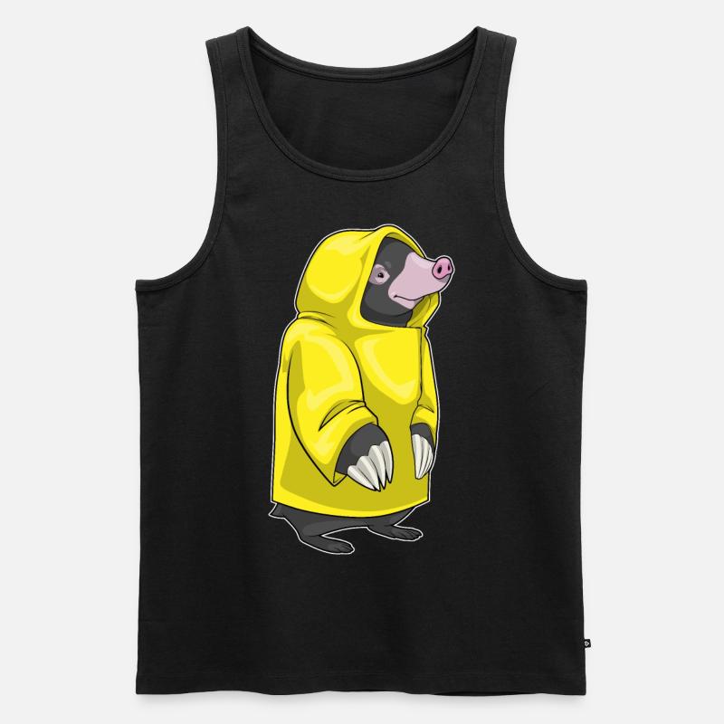 Mole Rain Rain Jacket - Men's Premium Organic Tank Top - black