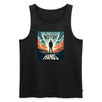 McK´s Wear - Männer Premium Bio Tank Top - Schwarz - Vorne - Michal (187cm)