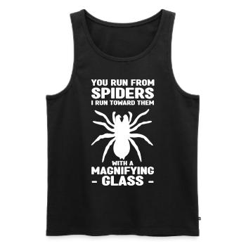 Insekten - Männer Premium Bio Tank Top - Schwarz - Vorne - Michal (187cm)