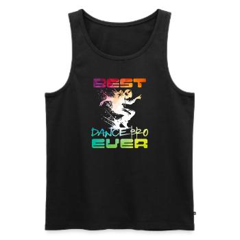 Best Dance Bro Ever Cool Dancer - Männer Premium Bio Tank Top - Schwarz - Vorne - Michal (187cm)