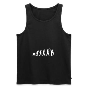 Evolution Skateboard Skater Skateboarder Geschenk - Männer Premium Bio Tank Top - Schwarz - Vorne - AI Model Male 178 light (178cm)