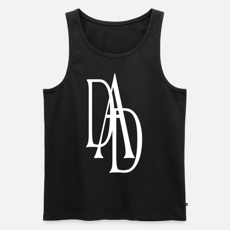 DAD - Männer Premium Bio Tank Top - Schwarz
