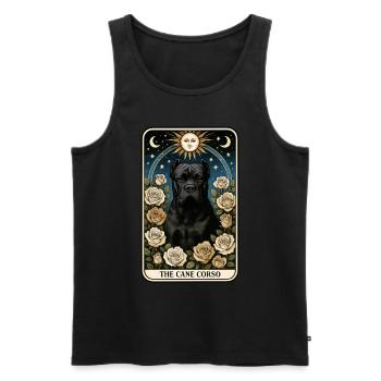 Cane Corso - Männer Premium Bio Tank Top - Schwarz - Vorne - Michal (187cm)