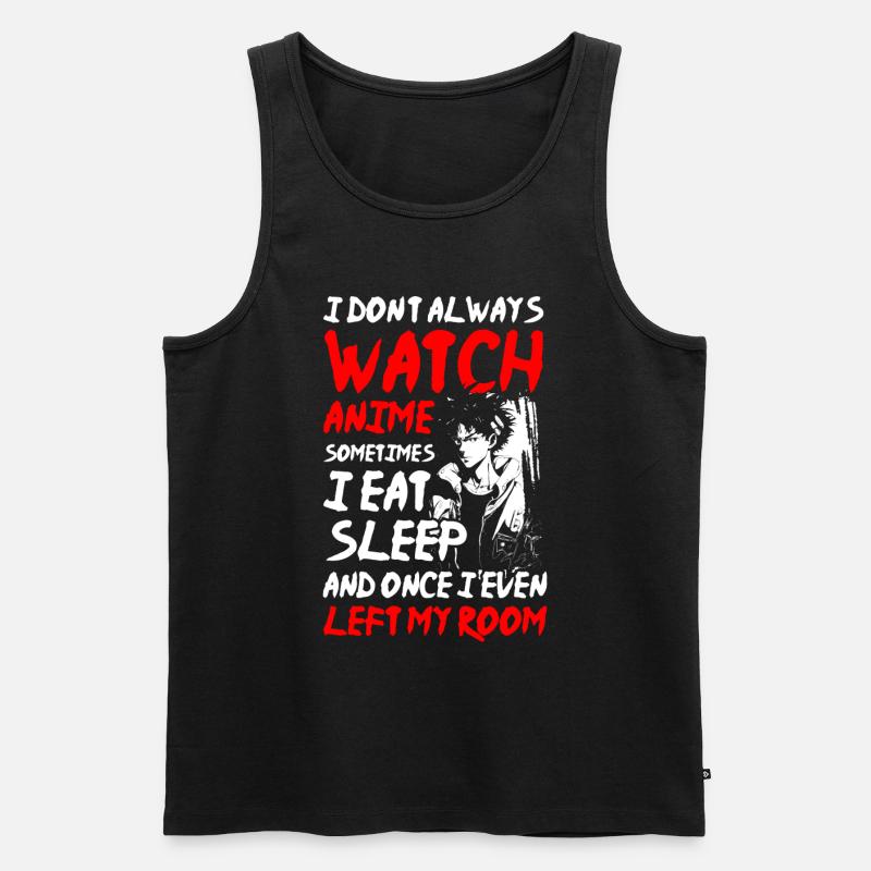 Cosplay Senpai Comic Nerd - Männer Premium Bio Tank Top - Schwarz