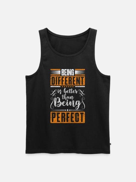 Unique People Flag Style - Men's Premium Organic Tank Top - black