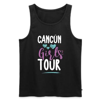 Cancun Girls Tour - Débardeur bio Premium Homme - noir - Devant - Michal (187cm)