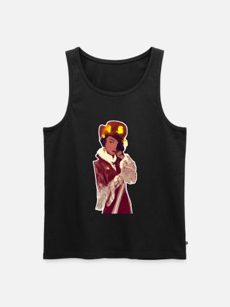 Noir Dame - Männer Premium Bio Tank Top - Schwarz