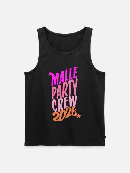 Malle, Party Crew, 2026 - Männer Premium Bio Tank Top - Schwarz