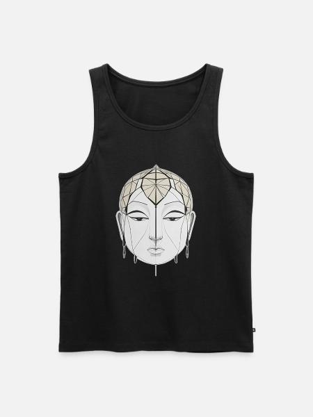 Spirituality asian - Men's Premium Organic Tank Top - black
