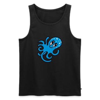 Octopus - Octopus 3 - Débardeur bio Premium Homme - noir - Devant - Michal (187cm)