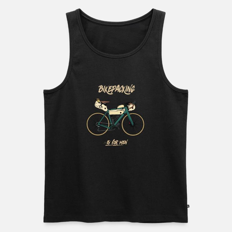 Vélopacking - Débardeur bio Premium Homme - noir