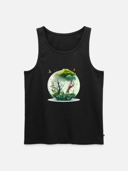 The miniature forest - Men's Premium Organic Tank Top - black