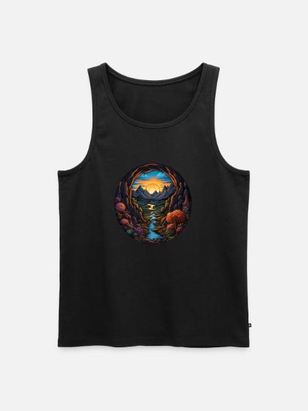 Magical journey - Men's Premium Organic Tank Top - black