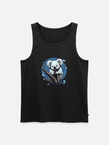 Koala mignon - Débardeur bio Premium Homme - noir