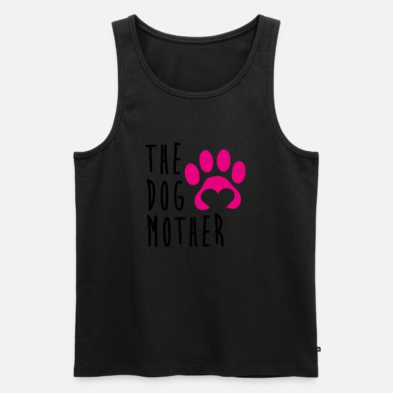 Hund - Männer Premium Bio Tank Top - Schwarz