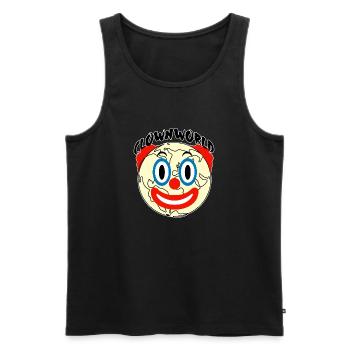 CLOWNWORLD - Débardeur bio Premium Homme - noir - Devant - Michal (187cm)