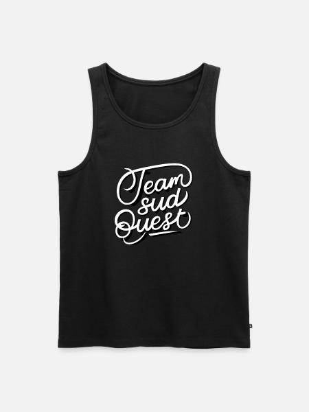 Team sud ouest - Débardeur bio Premium Homme - noir