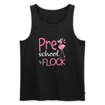 Troupeau préscolaire Flamingo Retour à l’école - Débardeur bio Premium Homme - noir - Devant - Michal (187cm)