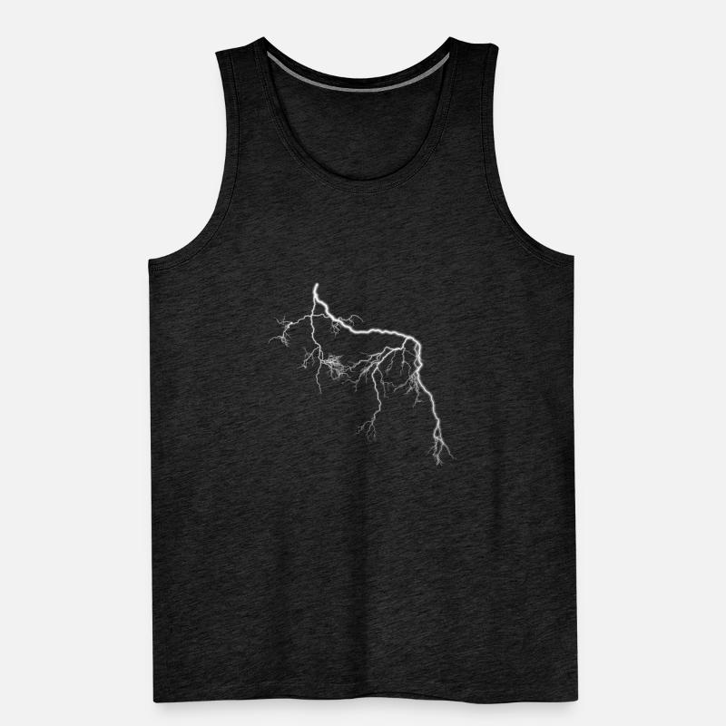 Blitz weiss Männer Premium Bio Tank Top