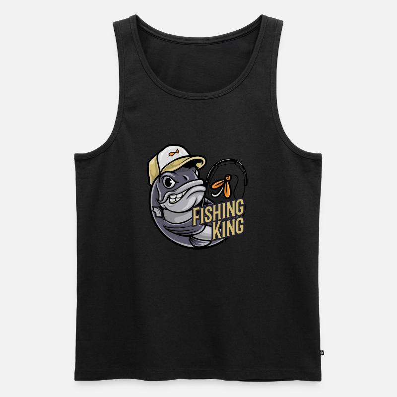 Barsch - Männer Premium Bio Tank Top - Schwarz