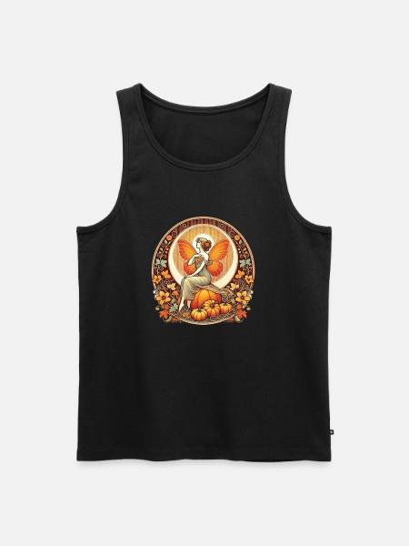 Autumn Fairy - Men's Premium Organic Tank Top - black
