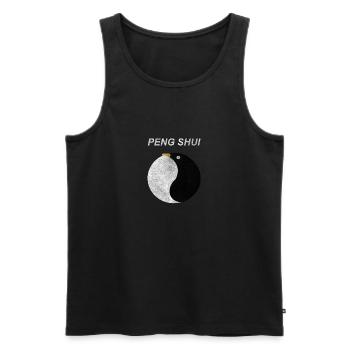 Peng Shui - Feng shui, China, Pinguin, Geschenk - Männer Premium Bio Tank Top - Schwarz - Vorne - AI Model Male 178 light (178cm)