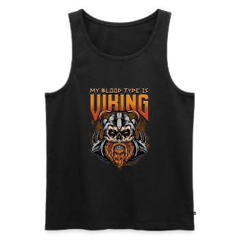 Conception de la mythologie viking nordique pour les guerriers vikings - Débardeur bio Premium Homme - noir - Devant - Michal (187cm)