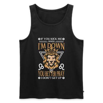 Zodiac sign Zodiac sign Ascendant - Men's Premium Organic Tank Top - black - Front - AI Model Male 178 light (178cm)