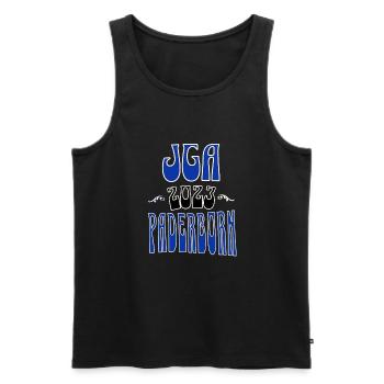 Paderborn JGA Junggesellenabschied 2023 für Fans - Männer Premium Bio Tank Top - Schwarz - Vorne - Michal (187cm)