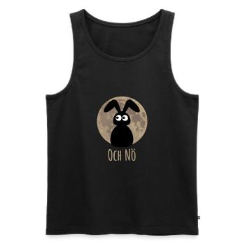 Och Nö. Frohe Ostern Lustige Osterkleidung - Männer Premium Bio Tank Top - Schwarz - Vorne - Michal (187cm)