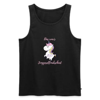 Das war's Junggesellinabschied 2023 - Team Braut - Männer Premium Bio Tank Top - Schwarz - Vorne - Michal (187cm)