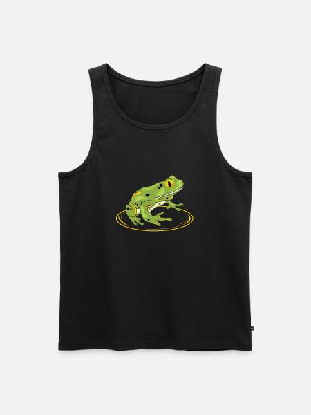 Frog - frog - toad - Men's Premium Organic Tank Top - black