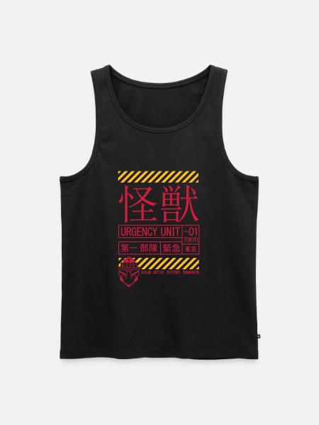 Kaiju Squadron KADS - Men's Premium Organic Tank Top - black