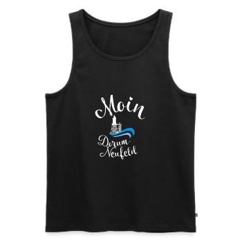 Moin Dorum-Neufeld Vacation Wurster Côte de la mer du Nord - Débardeur bio Premium Homme - noir - Devant - Michal (187cm)