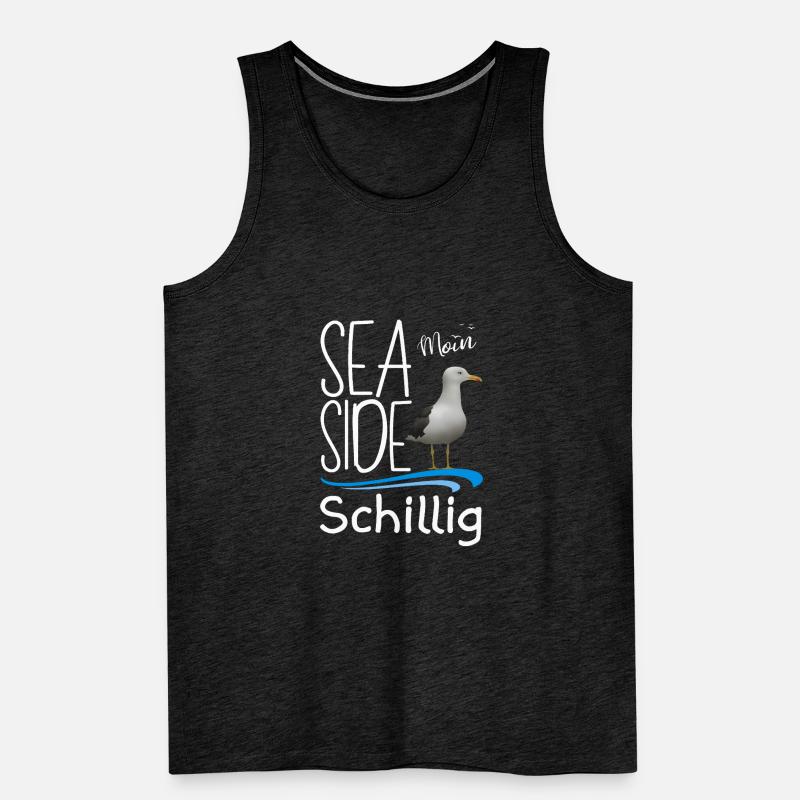 Schillig Nordsee Moin Insel Schillig Sea Side Möwe Männer Premium Bio Tank Top