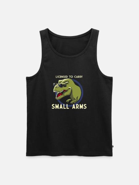 Licensed to Carry Small Arms - Men's Premium Organic Tank Top - black