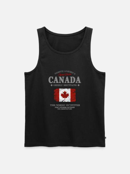 Kanada - Maple Leaf - Canada - Men's Premium Organic Tank Top - black