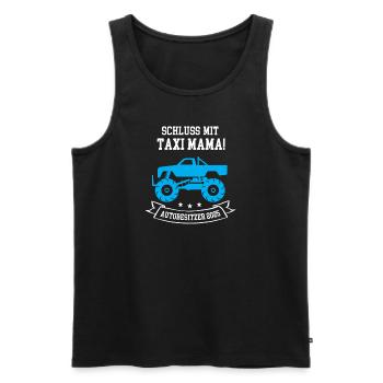 Autobesitzer 2025 Führerschein Bestanden Autofan - Männer Premium Bio Tank Top - Schwarz - Vorne - Michal (187cm)