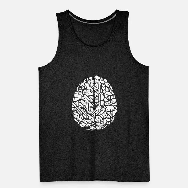 Programmeur de connecteurs de circuits imprimés Computer Science Tree Débardeur bio Premium Homme