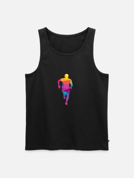 Running Jogging Running Running Gift - Débardeur bio Premium Homme - noir