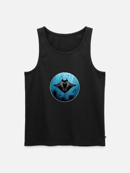 Mantarochen - Männer Premium Bio Tank Top - Schwarz