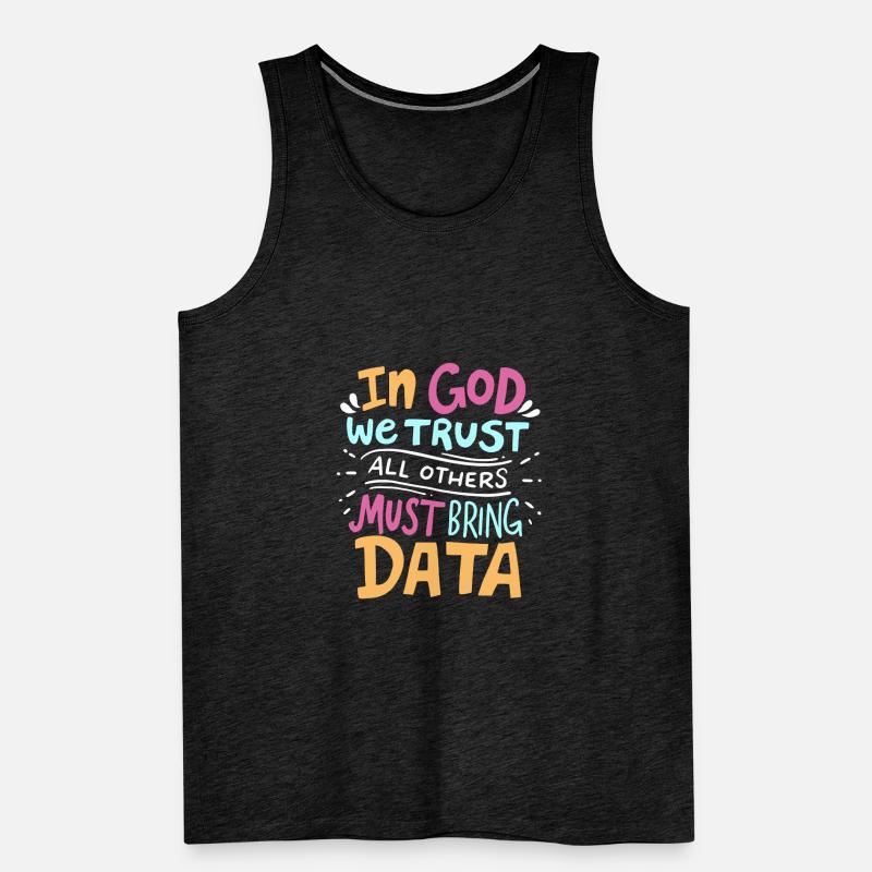 Lustiger Datenanalytiker Programmierer Spruch Männer Premium Bio Tank Top