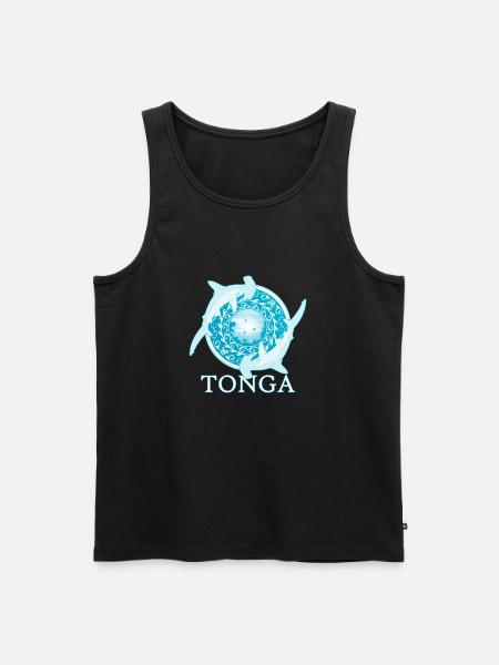Hammerhead sharks Tonga Pride - Men's Premium Organic Tank Top - black