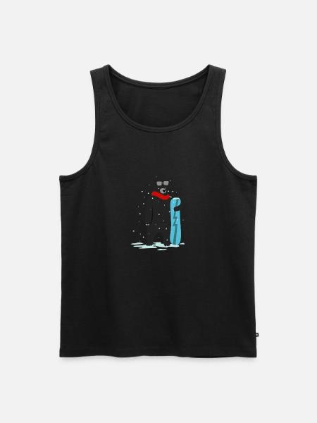 Idée cadeau cadeau - Débardeur bio Premium Homme - noir