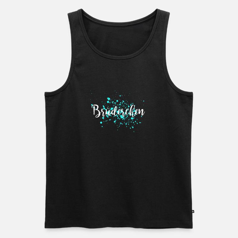 Bruder - Männer Premium Bio Tank Top - Schwarz