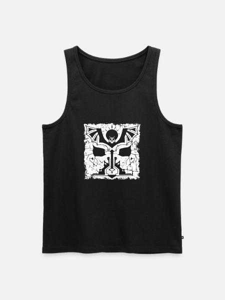 Bat - Men's Premium Organic Tank Top - black