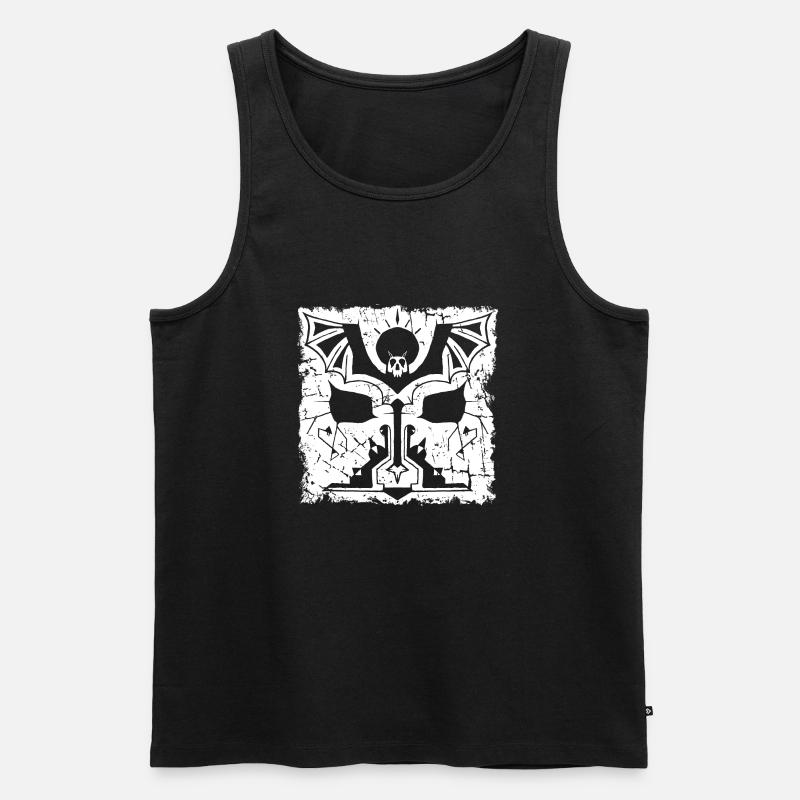 Bat - Men's Premium Organic Tank Top - black