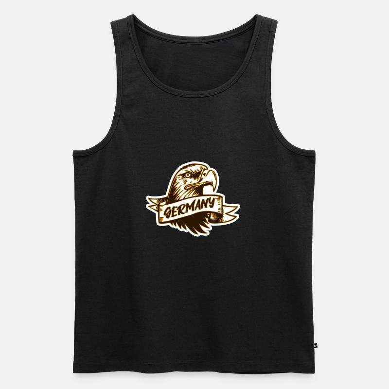 Germany. Germany. German eagle - Men's Premium Organic Tank Top - black